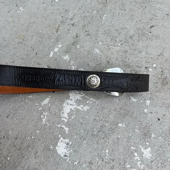 Vintage Nocona leather belt - Picture 4 of 7